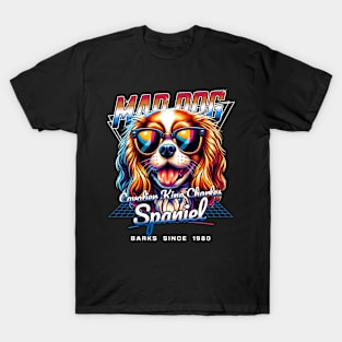 Mad Dog Cavalier King Charles Spaniel Dog T-Shirt